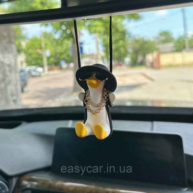 Декор в авто Гусь в шляпі Декор в авто Гусь в шляпі