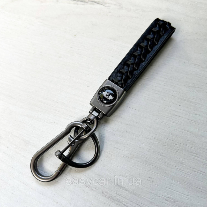 Плетений брелок для ключів авто Lada Сатин Плетений брелок для ключів авто Lada Сатин