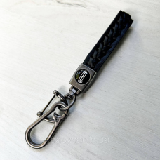 Плетений брелок для ключів авто Lincoln Сатин
