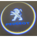 Логотип підсвічування двері Пежо Lazer door logo PEUGEOT