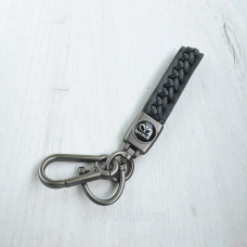 Плетений брелок для ключів авто Daewoo Сатин