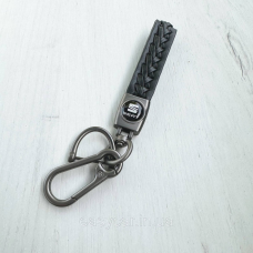 Плетений брелок для ключів авто Seat Сатин