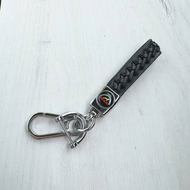 Плетений брелок для ключів авто MAN Хром Плетений брелок для ключів авто MAN Хром