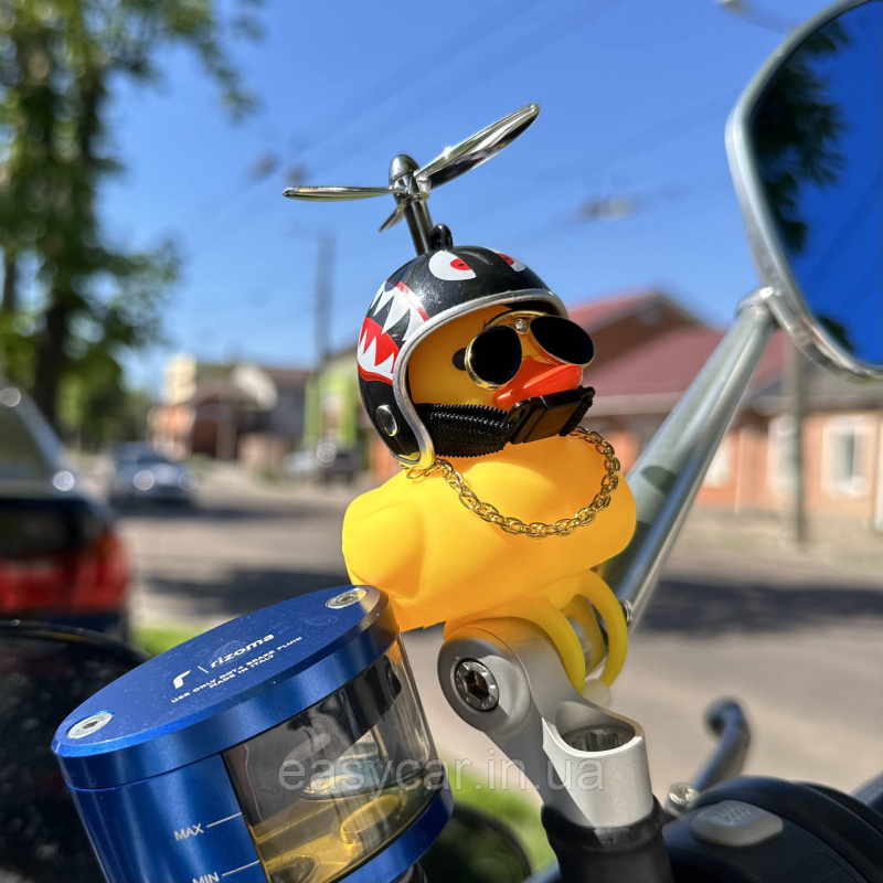 Качка АКУЛА декоративна + кріплення на вело/мото