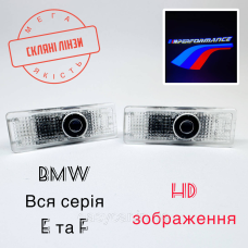 Логотип підсвітка дверей  BMW Е60 Е65 Е70 Е90 F10 Лінза скло HD зображення, PREMIUM