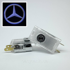 Логотип підсвічування дверей Мерседес Lazer logo light Mercedes-Bens W210, Sprinter