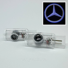 Логотип підсвічування дверей Мерседес Lazer logoor logo light Mercedes-Bens (W215), (W164), (X164)