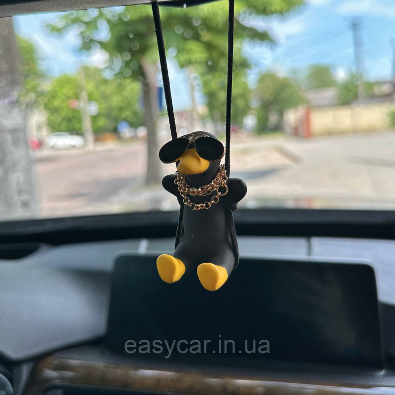 Декор в авто Гусь чорний Декор в авто Гусь чорний