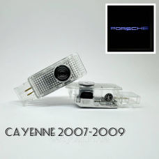 Логотип підсвітка дверей Порше Lazer door logo light Porsche
