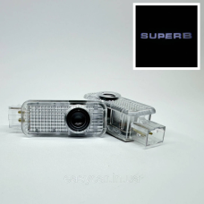 Логотип підсвітка дверей Шкода Lazer door logo light Skoda Superb