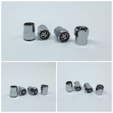 Захисні ковпачки на ніпеля Toyota 4 шт. Хром