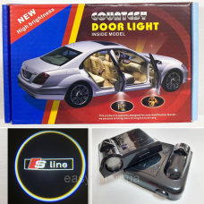 Логотип підсвічування двері Ауді S-Line Lazer door logo light AUDI S-Line