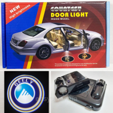 Логотип підсвічування двері Джилі Lazer door logo GEELY