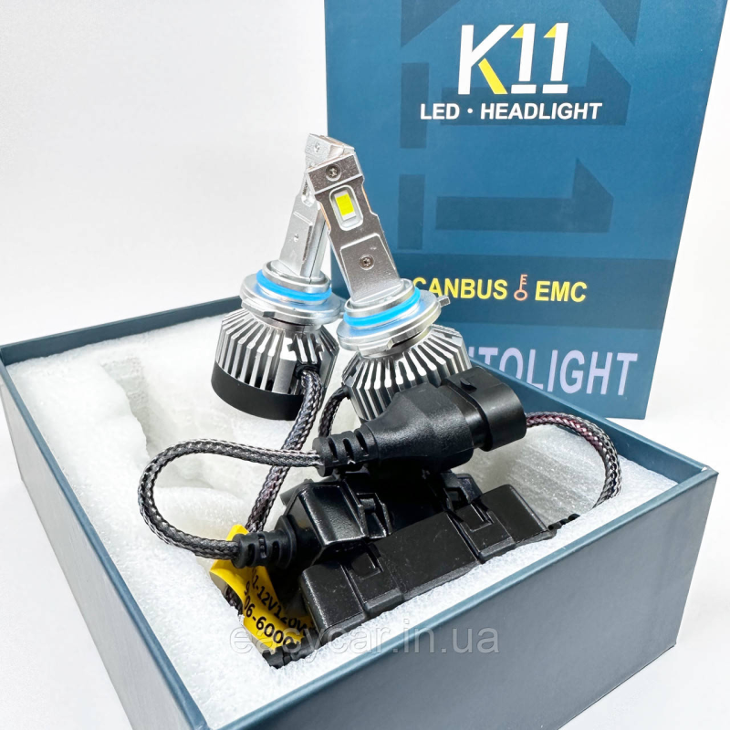 LED Can 9005 (HB3) Світлодіодна лампа K11 CANBUS 60 W 15000 LM PREMIUM LED Can 9005 (HB3) Світлодіодна лампа K11 CANBUS 60 W 15000 LM PREMIUM