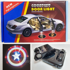 Логотип підсвічування двері Капітан Америка Lazer door logo light Captain America