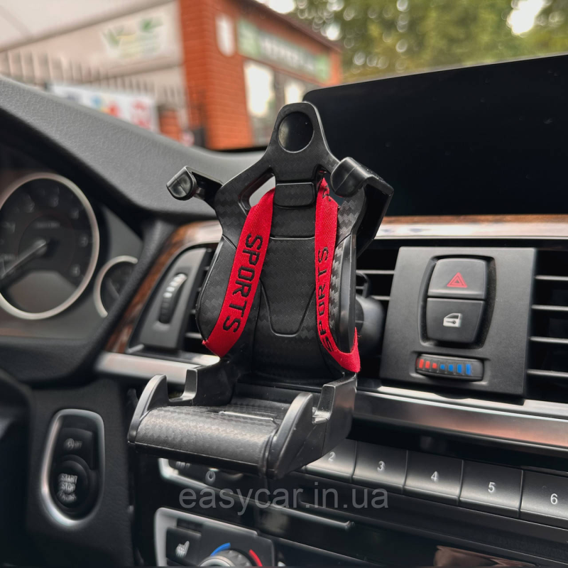 Тримач “Спортивне крісло“ для телефону з Червоним ременем