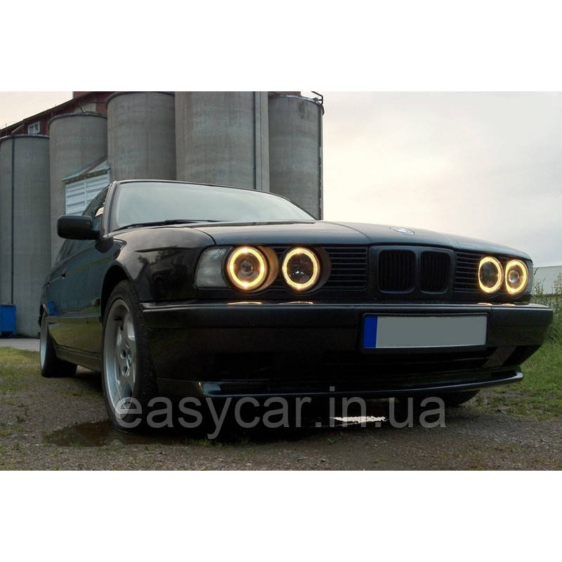 CCFL Ангельські оченята на BMW E30, E32, E34 Жовті CCFL Ангельські оченята на BMW E30, E32, E34 Жовті