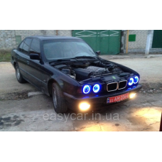CCFL Ангельські оченята на BMW E30, E32, E34 Сині