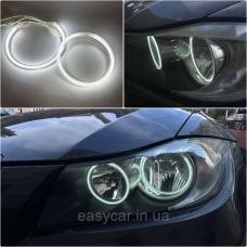 CCFL Ангельські оченята на BMW E90 E91 дорестайл Білі