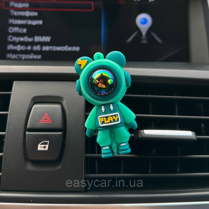 Ароматизатор “Космонавт” для авто Бірюзовий Ароматизатор “Космонавт” для авто Бірюзовий