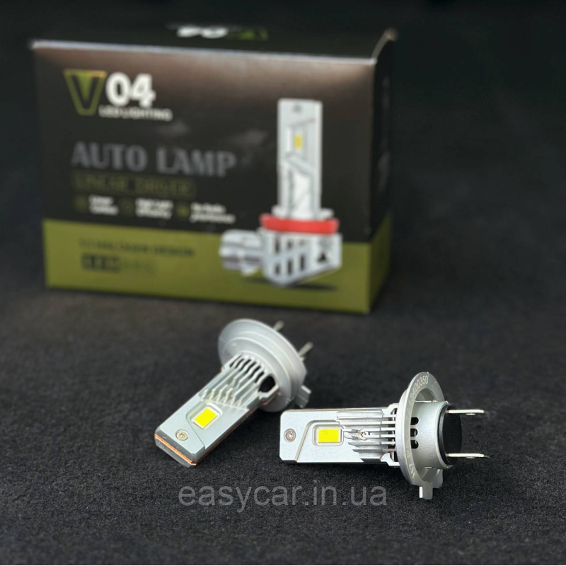 LED Світлодіодні лампи H7 (6500K) V04 28W 3800Lm