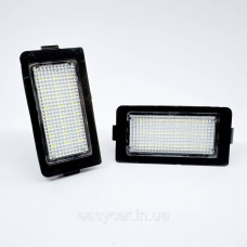 Штатна LED-підсвітка номерних знаків BMW E38
