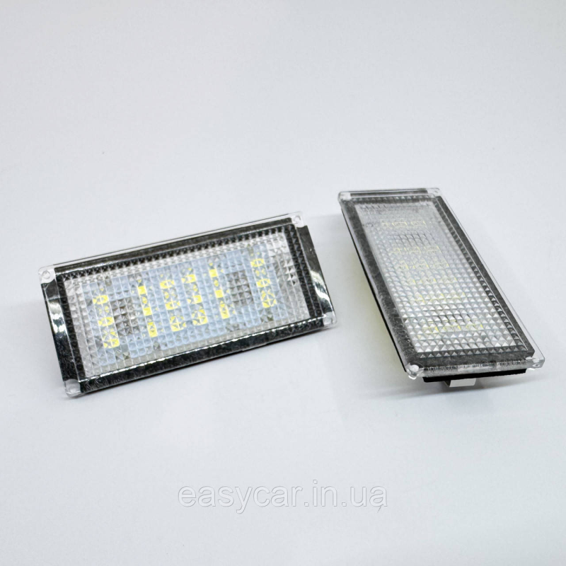 Штатна LED-підсвітка номерних знаків BMW E46 2D Рестайл Штатна LED-підсвітка номерних знаків BMW E46 2D Рестайл