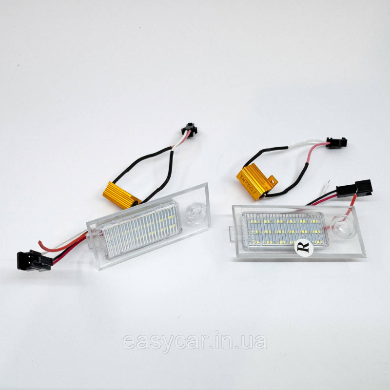 Штатна LED-підсвітка номерних знаків Audi A6 C5/4B Sedan (Canbus)