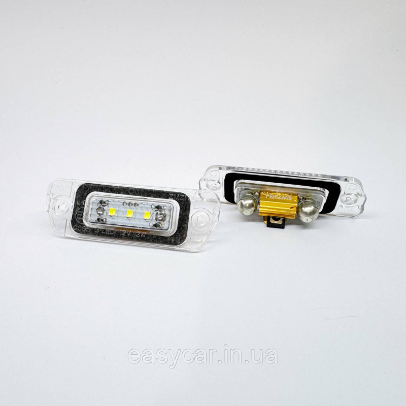 Штатна LED-підсвітка номерних знаків Mersedes-Benz ML-Class W164 R-class, W251