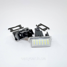 Штатна LED-підсвітка номерних знаків Toyota COROLLA, CAMRY, PRIUS, VERSO