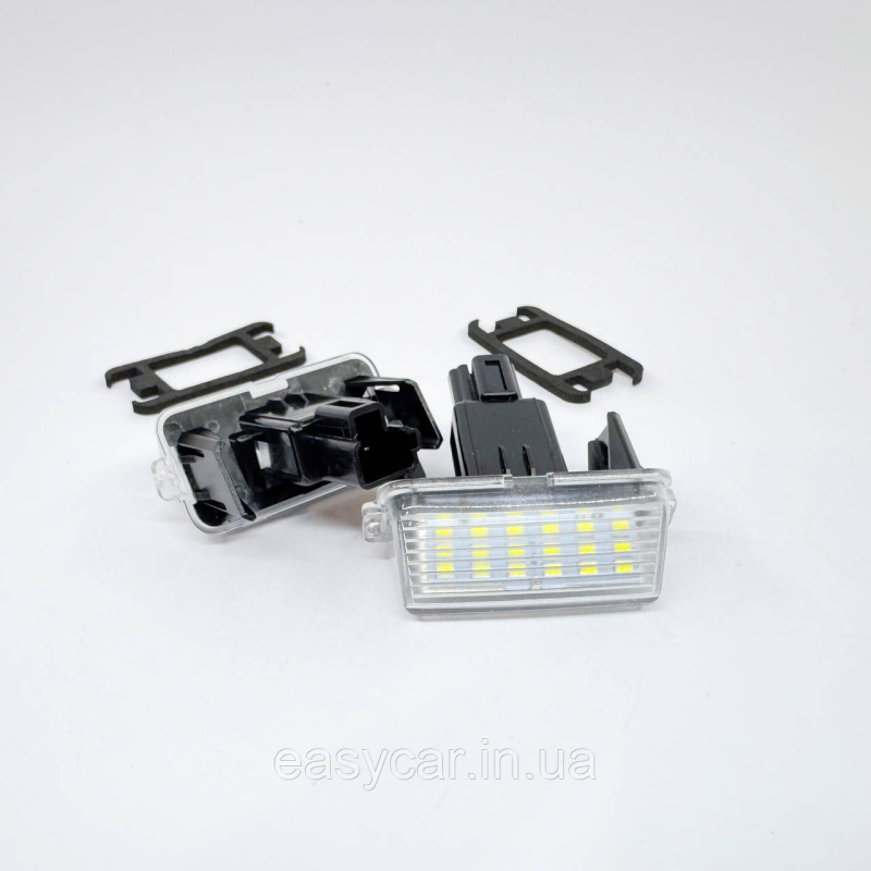 Штатна LED-підсвітка номерних знаків Toyota COROLLA, CAMRY, PRIUS, VERSO