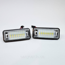 Штатна LED-підсвітка номерних знаків Subaru BRZ, Impreza, Legacy, WRX/WRX