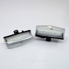 Штатна LED-підсвітка номерних знаків Toyota PRIUS, VENZA, RAV4, ESTIMA HYBRID, MATRIX