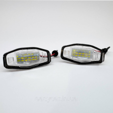 Штатна LED-підсвітка номерних знаків HONDA Civic, City, Legend, Accord