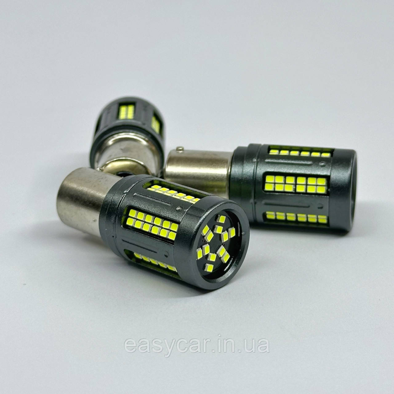 Зелена LED лампа P21W 1156 в задній поворот CANBUS