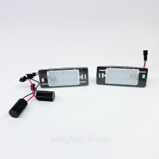 Штатна LED-підсвітка номерних знаків Opel  Vectra C