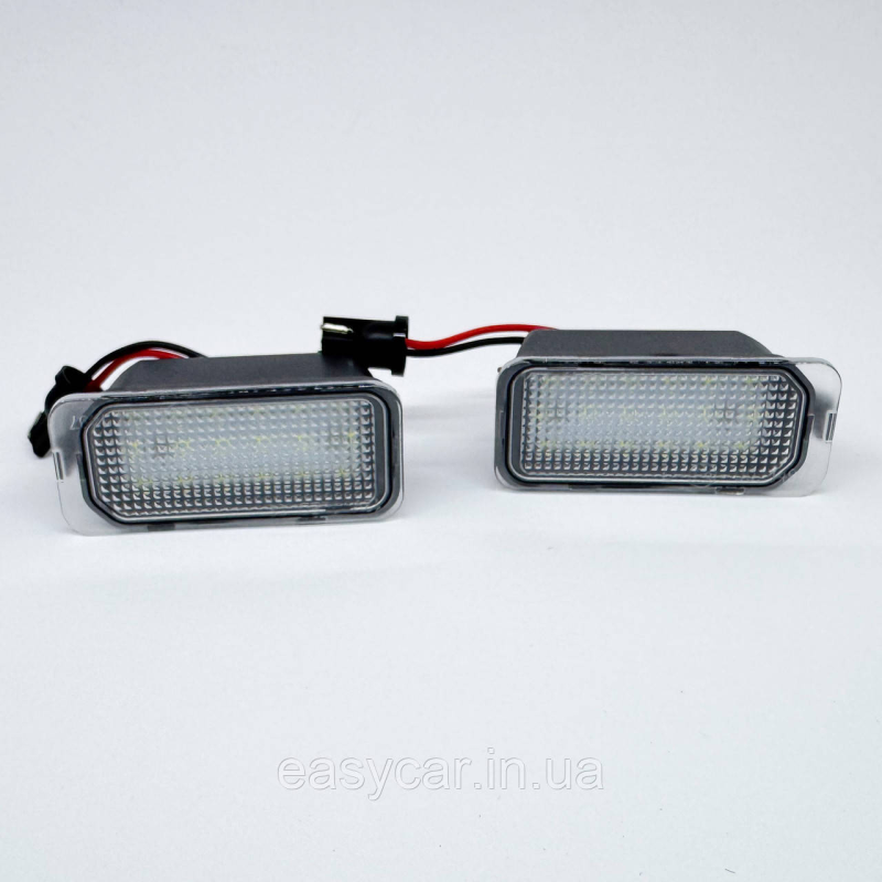 Штатна LED-підсвітка номерних знаків Ford Fiesta, Focus, S-MAX, C-MAX, Mondeo, Kuga