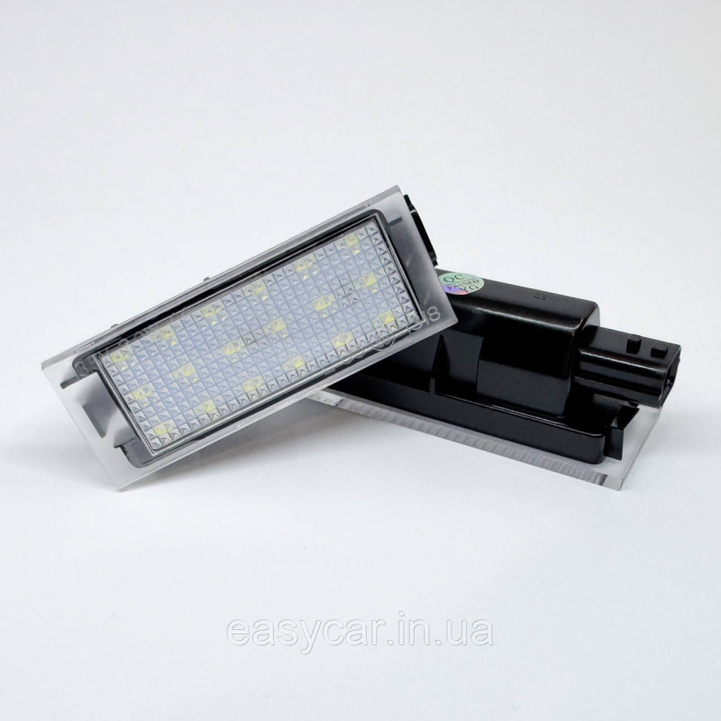 Штатна LED-підсвітка номерних знаків Renault Twingo, Clio, Espace, Laguna