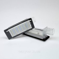 Штатна LED-підсвітка номерних знаків Renault Espace, Scenic, Laguna, Duster