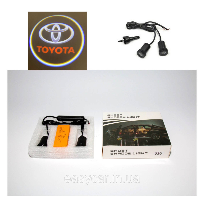 Логотип підсвітка дверей Тойота Lazer door logo light Toyota Логотип підсвітка дверей Тойота Lazer door logo light Toyota