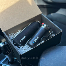 Подарунковий набір: термо чашка + парасолька з логотипом BMW