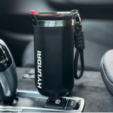 Термо-чашка з логотипом HYUNDAI 350мл чорна