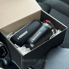 Подарунковий набір: термо чашка + парасолька з логотипом RENAULT