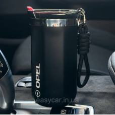 Термо-чашка з логотипом OPEL 350мл чорна