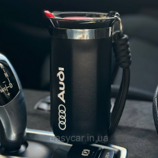 Термо-чашка з логотипом AUDI 350мл чорна