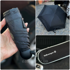Компактна парасолька з логотипом VOLKSWAGEN у чохлі