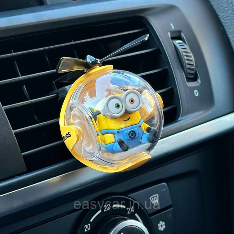 Ароматизатор вертоліт  з RGB-підсвіткою Посіпака Minion