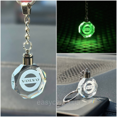 Брелок Crystal з різнокольоровою підсвіткою VOLVO