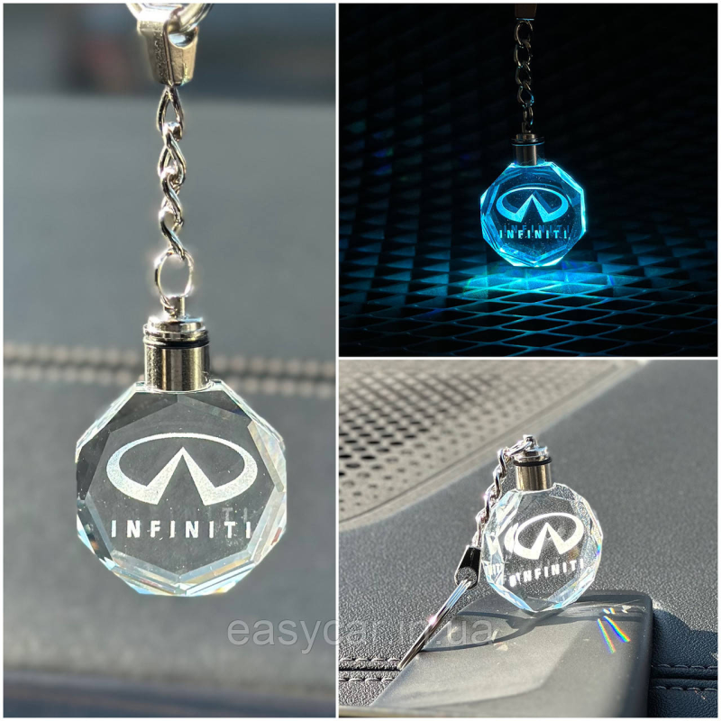 Брелок Crystal з різнокольоровою підсвіткою INFINITI