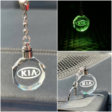 Брелок Crystal з різнокольоровою підсвіткою KIA